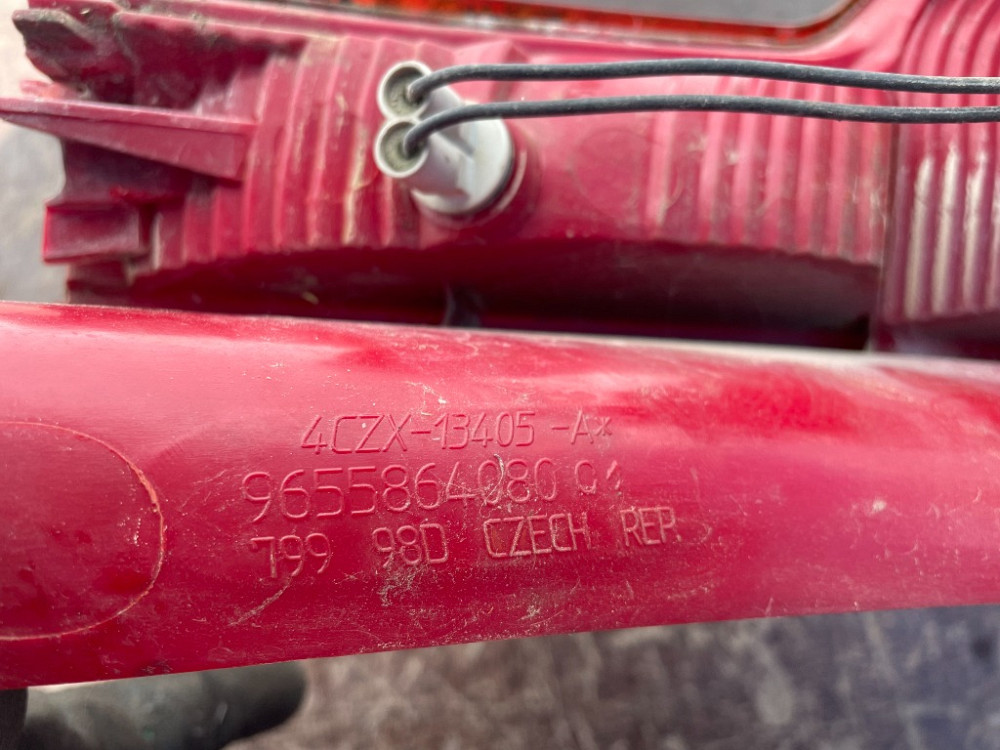 Ліхтар задній лівий Citroen C4 2004-2010 (9655864080) Ковель - фото 2