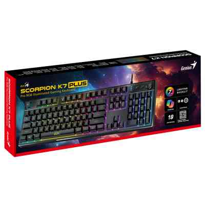 Клавиатура Genius Scorpion K7 Plus USB UA Black (31310056404) Винница