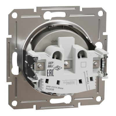 Розетка Schneider Electric ASFORA без заземлення бронза (EPH3000169) Вінниця - фото 7