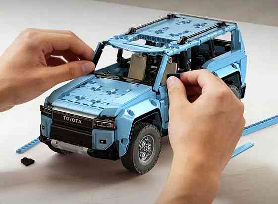 Конструктор CaDA Toyota Land Cruiser J250 Prado C51209W 1:14 синий на радиоуправлении, 4WD Киев