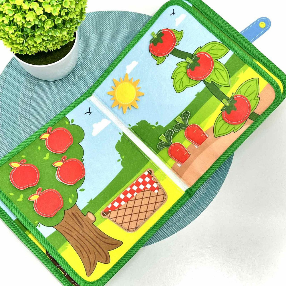 Бізіборд-книга фетрова з активностями 21×6×22 см (C 71085) Чернигов - изображение 4