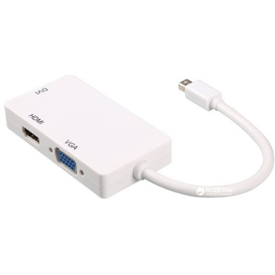 Порт-репликатор PowerPlant mini Display Port — HDMI, DVI, VGA (3 в 1) (CA910946) Винница - изображение 4