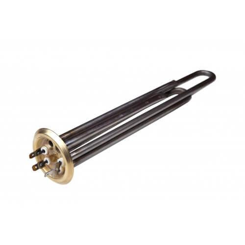 Тэн 1,3 + 0,7 кВт нерж, прямой с трубками под 2 термодатчика Tenko Киев - изображение 1