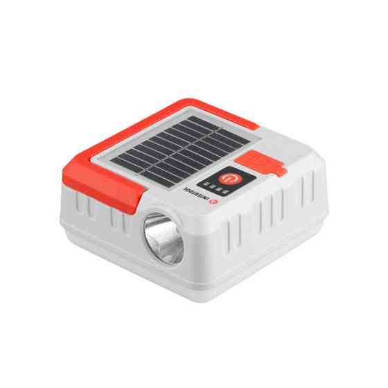 Фонарь кемпинговый, 1 LED + 28 SMD, 300 лм, солнечная панель, PowerBank INTERTOOL LB-0216 Киев