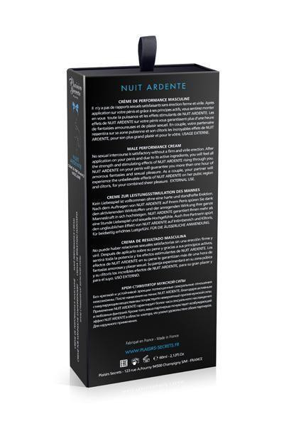Возбуждающий крем для пениса Plaisirs Secrets Nuit Ardente (60 мл), можно для клитора Sex Aura Киев - изображение 3