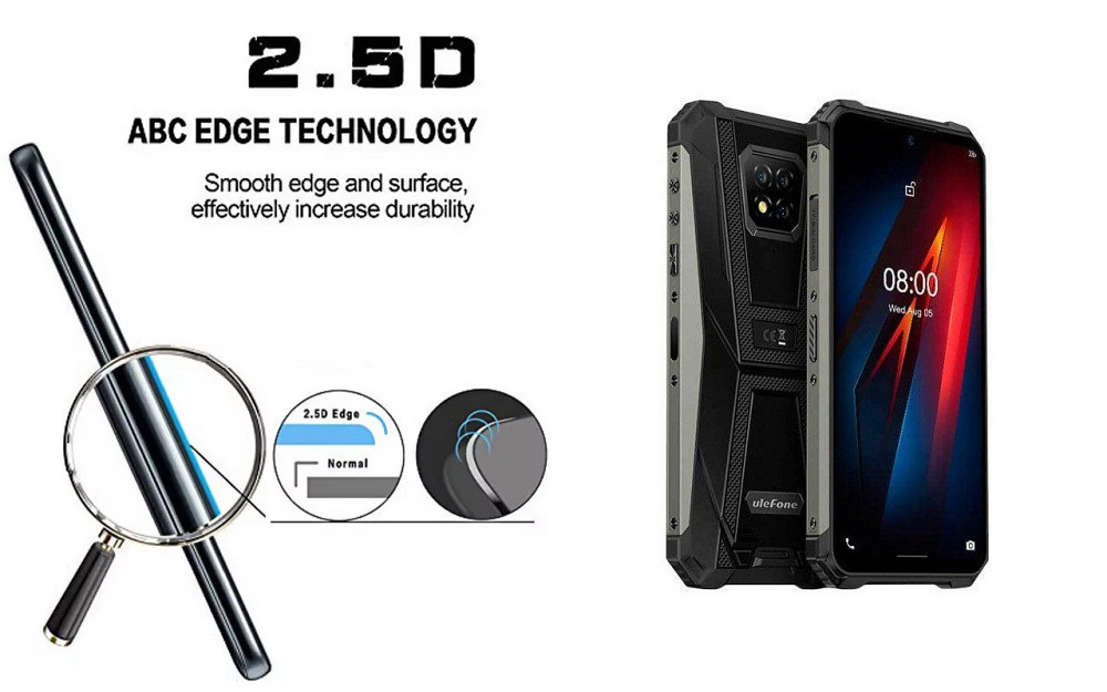 Защитное стекло ArmorGlass для Ulefone Armor 8 Pro – устойчивое к царапинам и ударам Киев - изображение 2