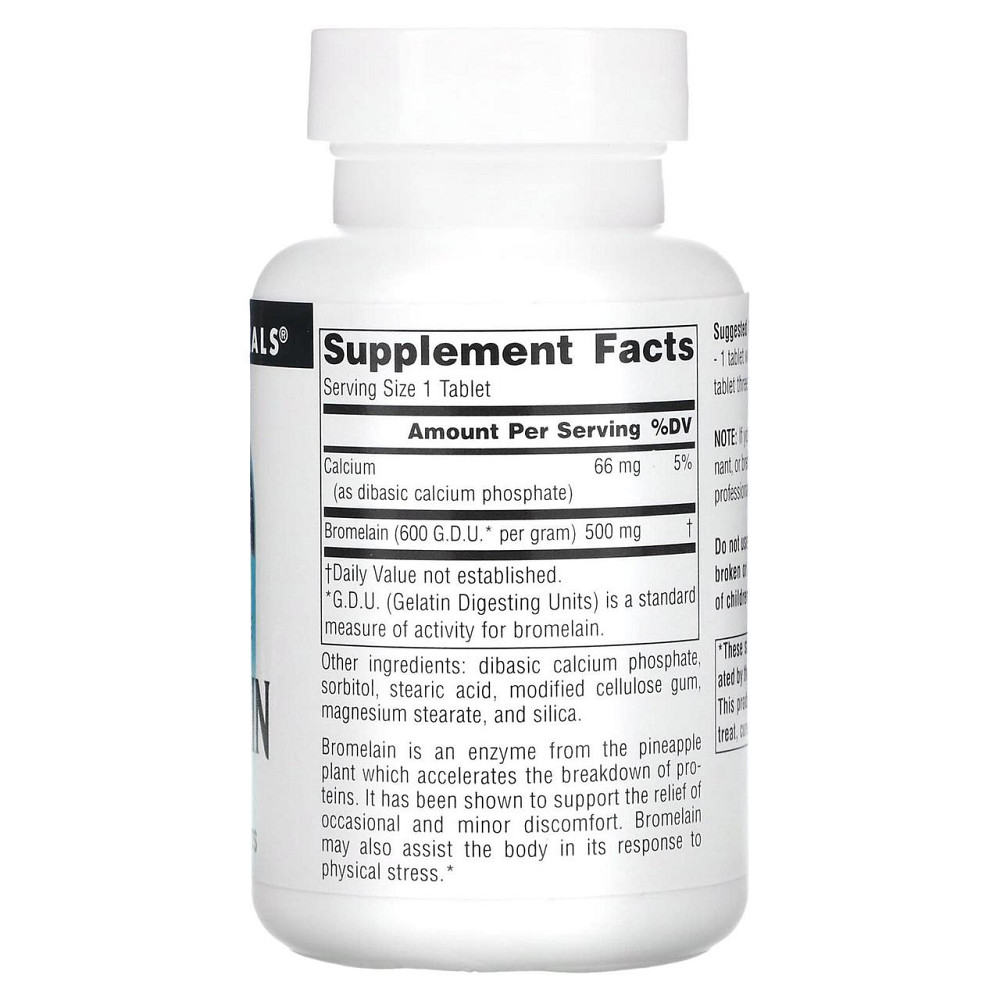 Бромелайн Source Naturals Bromelain 120 таб Киев - изображение 2