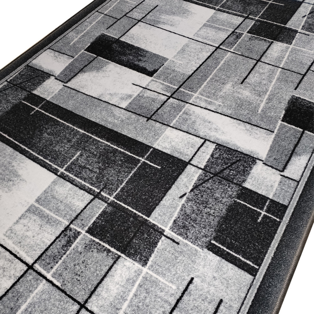 Килимова доріжка найкраща ціна, Сіра абстракція, Килим на виріз, 250, 50 Кам'янське - фото 2