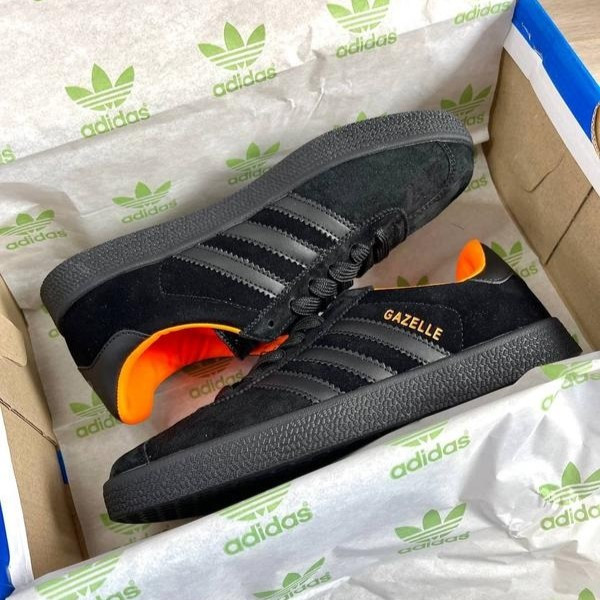 Кроссовки Adidas Gazelle Черные Адидас Мужские Газель Женские (размеры: 36,37,38,39,40,41) Видео Обзор Днепр - изображение 2