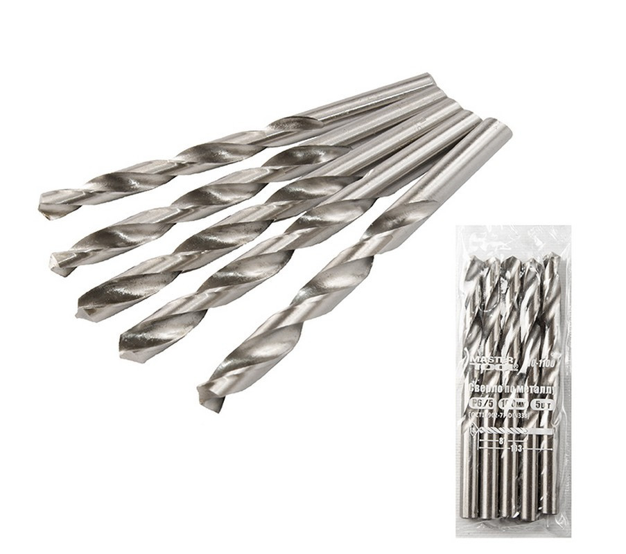 Свердло для металу MASTERTOOL HSS 10,0х133 мм WHITE 10-1100 Рівне - фото 1