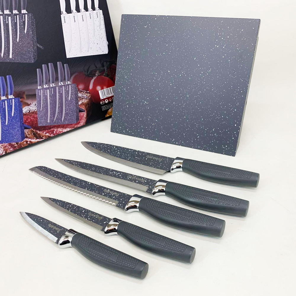 Сталеві кухонні ножі, Набір ножів для кухарів, Набір ножів для кожної кухні кухонних сталь BM-33 Івано-Франківськ - фото 1