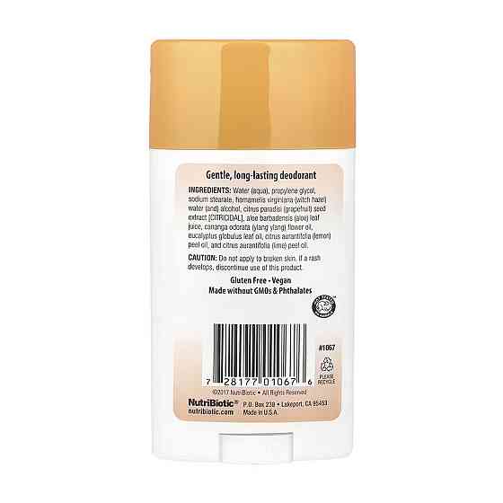 Дезодорант NutriBiotic Deodorant 75g манго й диня Киев