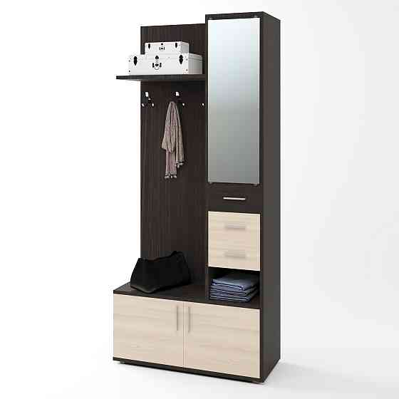 Прихожая с крючками Эверест Ривьера венге + дуб молочный (DTM-2191) Днепр