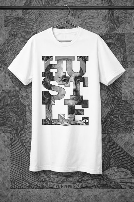 Футболка для подростка мальчика с принтом Hustle W Размер 160 Anime10042 Днепр - изображение 5