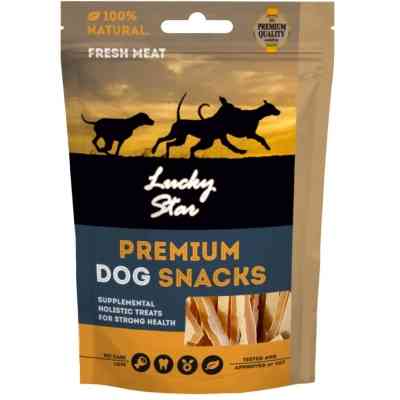 Ласощі для собак Lucky Star Сендвіч-палочки з курки та тріски 85 г (4820111434282) Вінниця