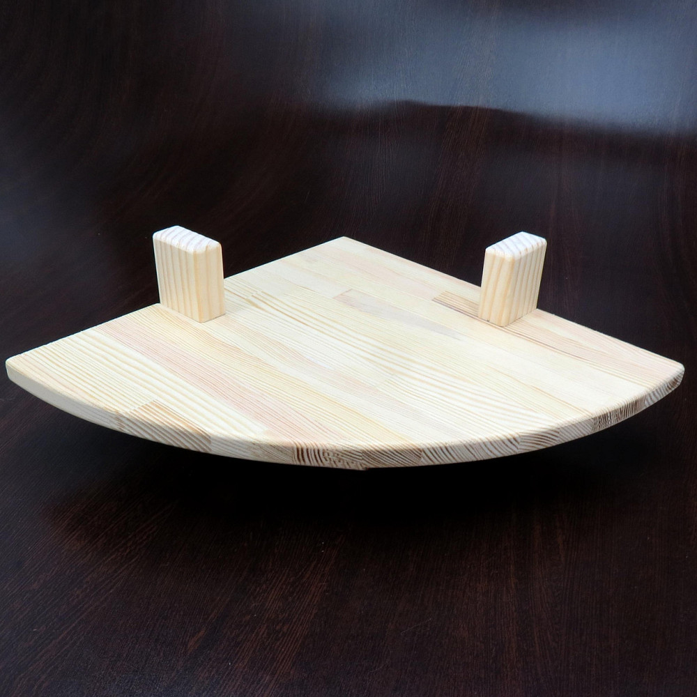 Угловая настенная полка 