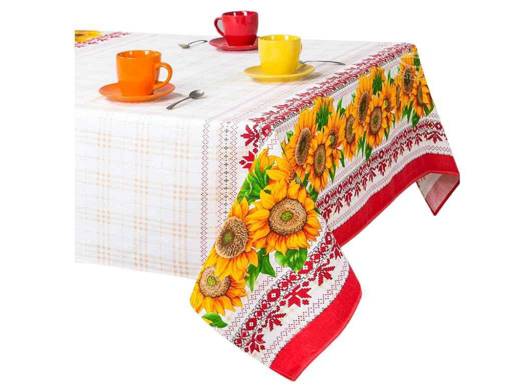 Скатертина люна «Хуторянка» 1,8х1,5 хт18 ТМ ПЛАТКИ-ОПТ Київ - фото 1