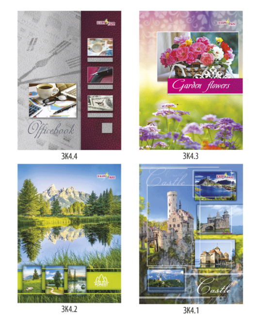 Блокнот A4 48арк. "Скат" ЗК-21 клєний клітинка, шт Київ - фото 1