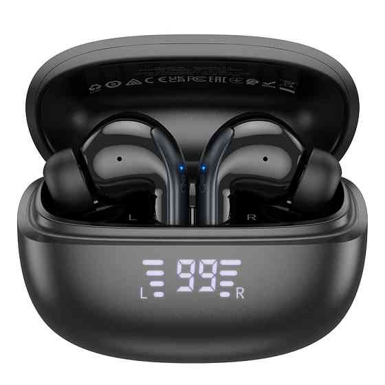 Бездротові навушники HOCO EQ5 Energy true wireless ANC+ENC noise reduction BT headset Black Київ
