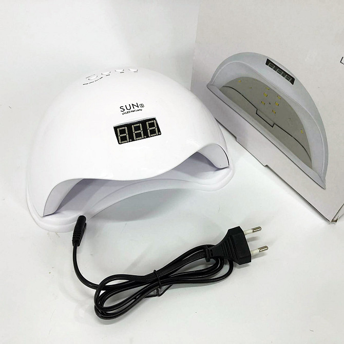 Led лампа для сушіння гель-лаків Sun 5 nail lamp FD93-1, Лампа для манікюру сенсорна EF-84 Одеса - фото 2