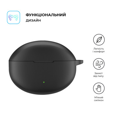 Чохол для навушників Armorstandart Hang Case для OPPO Enco Air4 Pro Black (ARM79946) Вінниця - фото 2