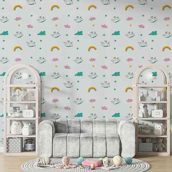 Обои самоклеющиеся 2800х500х1,5мм Единорожки (D) SW-00001946 Киев