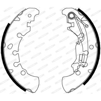 Гальмівні колодки FERODO FSB4076 Вінниця - фото 1