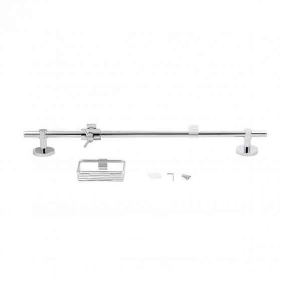 Штанга для душу Qtap 003 з мильницею, хром Київ