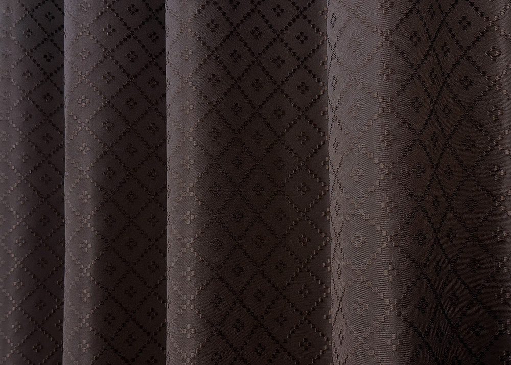 Комплект готових штор VR-Textil Жакард № 1746ш Коричневий 145х270 см 2 шт (33-0700) Київ - фото 7