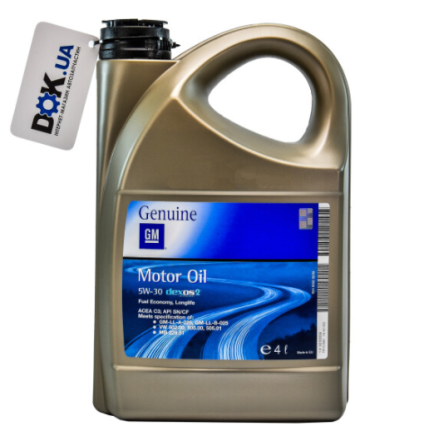 Моторное масло General Motors Dexos2 5W-30 4л Синтетическое Винница