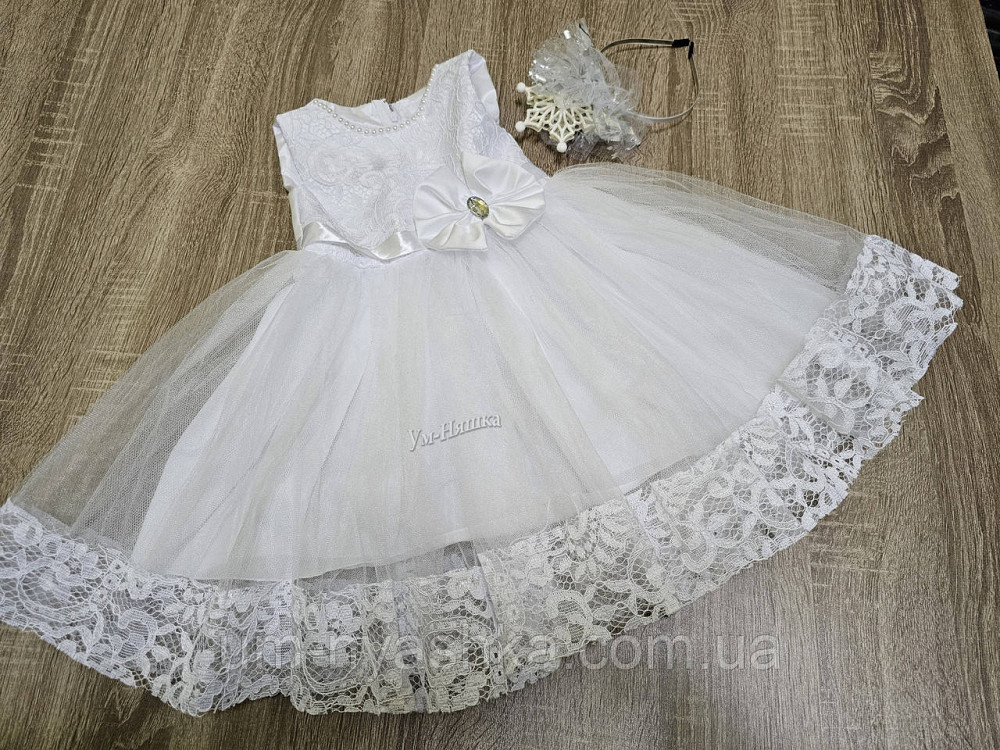 Детское нарядное платье Снежинка-Кружево 80-98 Кривой Рог - изображение 7