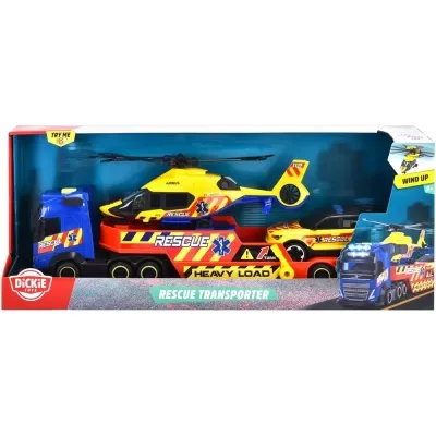 Игровой набор Dickie Toys Транспортер спасательных служб со звук. и свет. эффектами (3717005) Винница - изображение 9