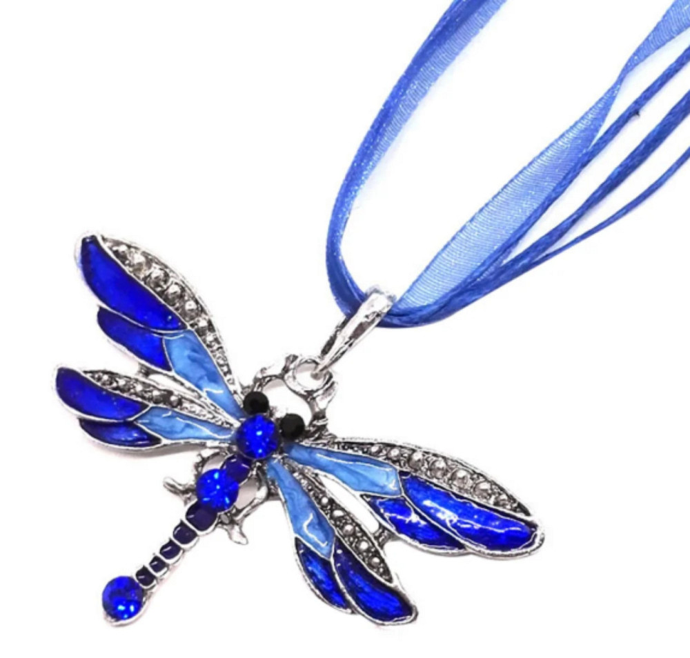 Кулон для дівчини Бабка синя Київ - фото 2