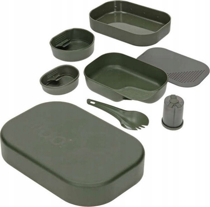 Туристичний Набір Посуди на 1 персону Wildo "Camp-A-Box Complete" (14740/1467000) Olive Нововолинськ - фото 3