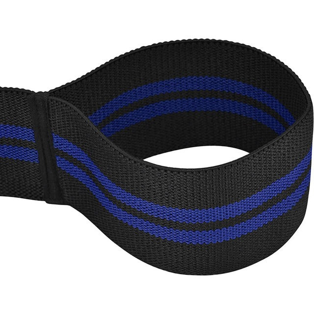 Бинти на коліна RDX GYM KNEE WRAP R11 BLACK/BLUE Каменское - изображение 7