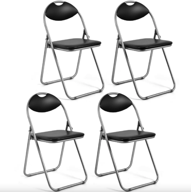 Складные стулья Moro с переносной ручкой комплект 4 штук для кемпинга и кухни Киев - изображение 4