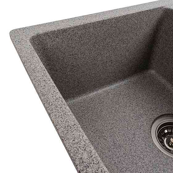 Гранітна мийка для кухні VALESO ZIRKONE 6250 матова Сірий Коломия
