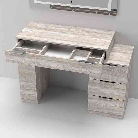 Стол туалетный Трюмо Кристалл, Самоа Димчастий, 1200/452/847 Львов