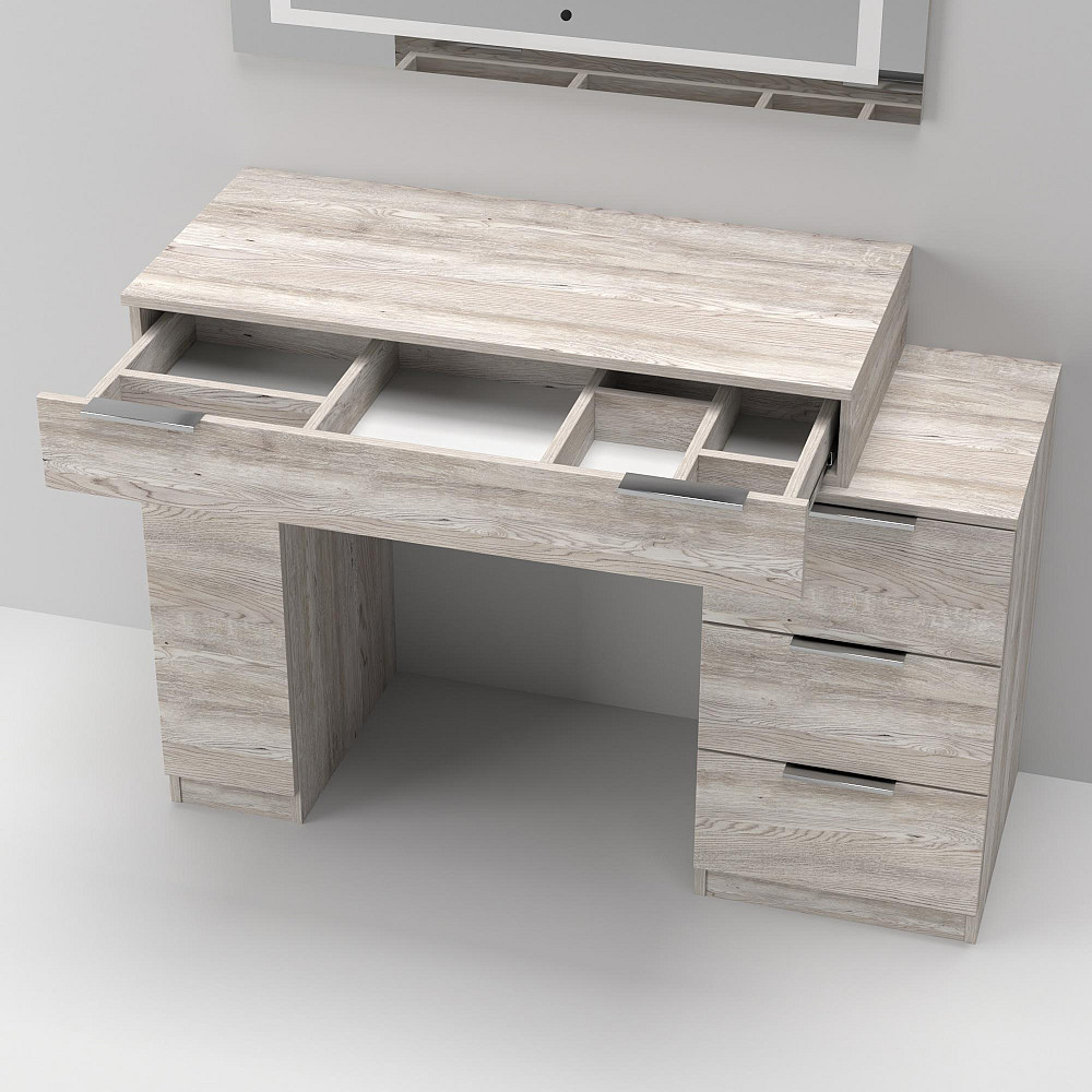 Стол туалетный Трюмо Кристалл, Самоа Димчастий, 1200/452/847 Львов - изображение 3