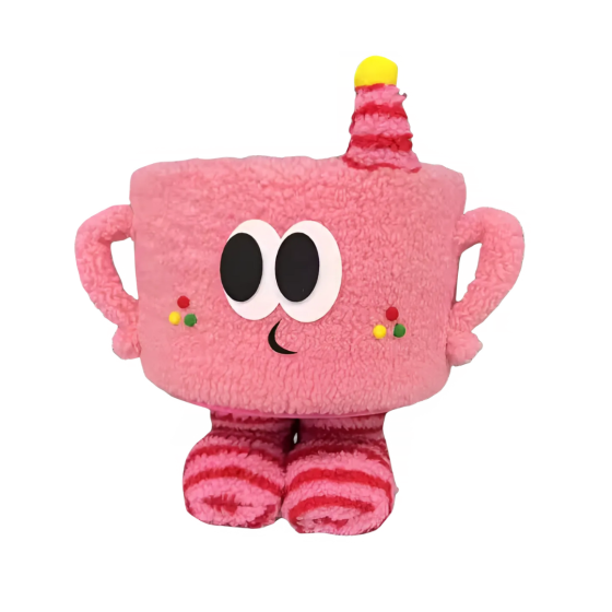 Корзина для игрушек плюшевый органайзер в детскую комнату мягкий для вещей и игрушек детская розовая Каменец-Подольский