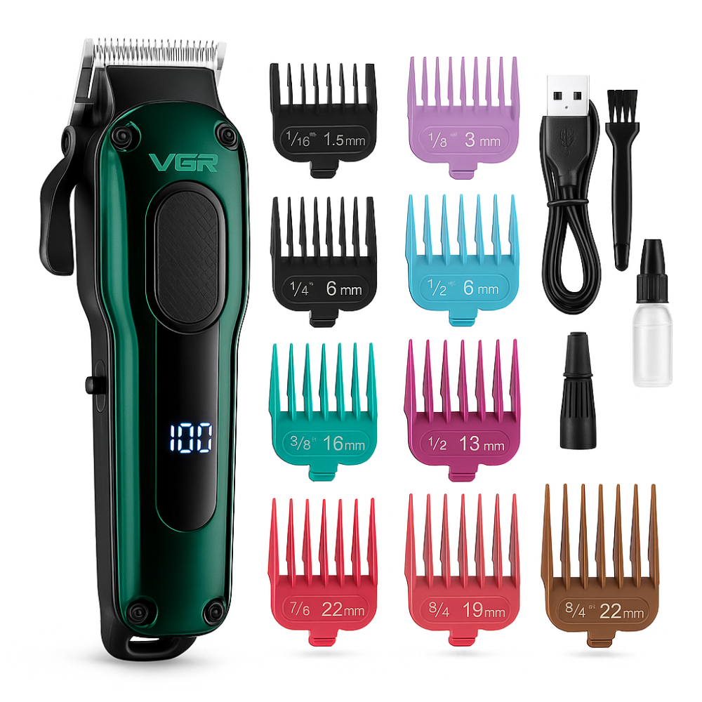 Универсальный триммер для мужчин, Професиональная машинка для стрижки волос Триммер висков RI-40 Львов - изображение 15