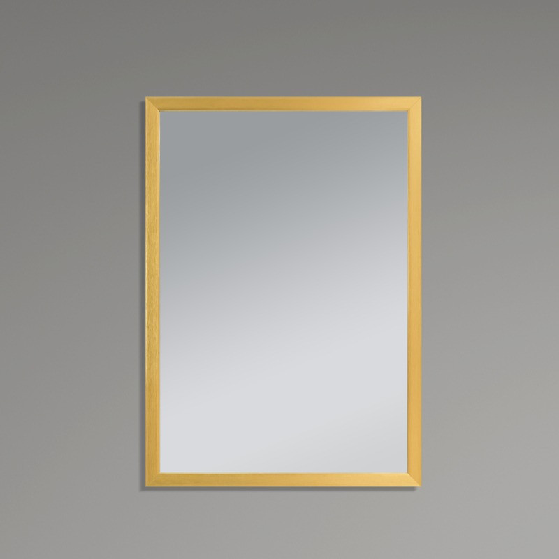 Дзеркало настінне Zerix FONTE MRZ09-700x850-REVERSE GOLD прямокутне в золотій рамі (ZX5639) ( 21657 ) Харків - фото 3
