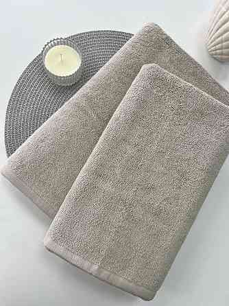 Комплект махрових рушників Ideal Textile 2 шт (50х90см + 70х140см) (56860378) Бежевий Чернівці