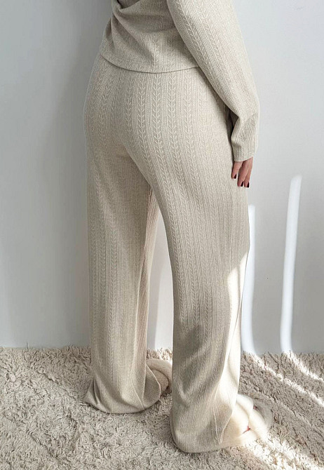 Универсальный женский костюм из трикотажа Бежевый XL-2XL Харьков - изображение 5