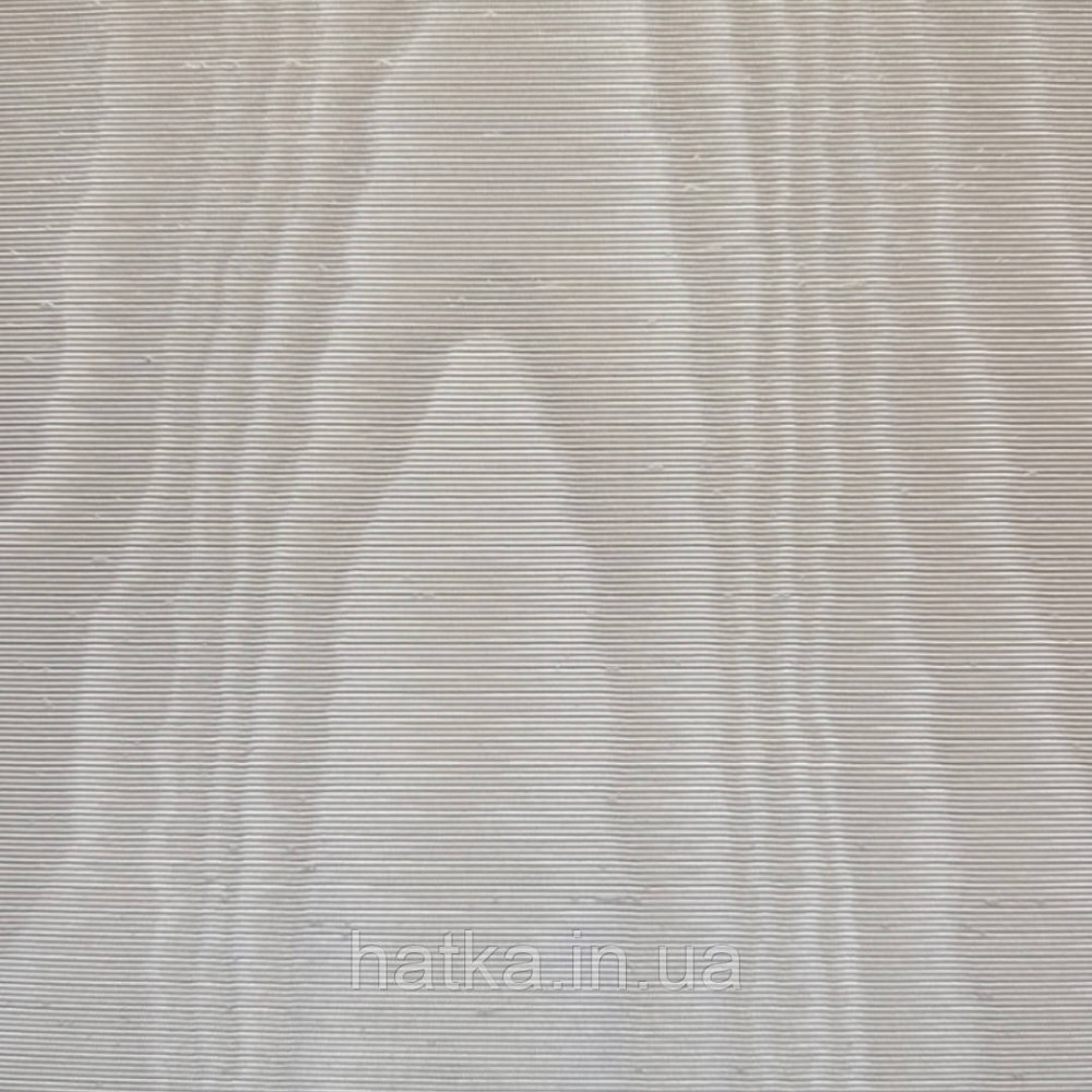 Шпалери вінілові на паперовій основі Sirpi Italian Silk 7 хвилясті смуги під зріз дерева молочні з золотистим Київ - фото 3