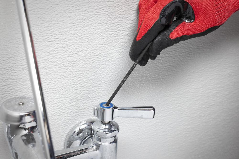 Набір шестигранних дюймових ключів (0,050-3/8) 13 шт MILWAUKEE, пластиковий холдер Одеса - фото 4