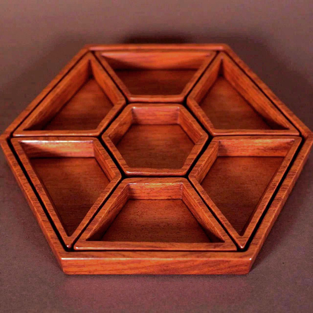 Менажниця дерев'яна "Нітера" корал Миколаїв - фото 1