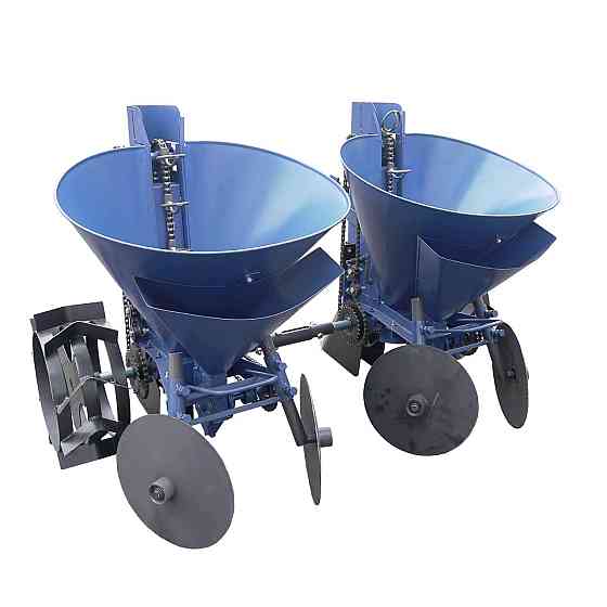 Картоплесаджалка 2р. ланцюгова до мототрактора + бункер для внесення добрив (регульоване міжряддя) (КС20) Харьков