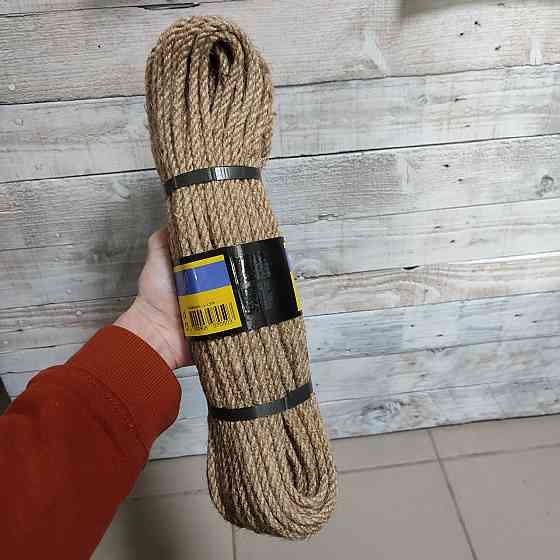 Шпагат джутовий Льон d=6мм L=50м Харків