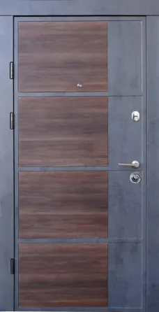 Вхідні двері Qdoors Преміум Kale Бостон-М бетон темний/бетон світлий 950х2040 мм Київ